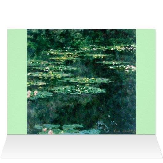 WATER LILIES POND von Claude Monet (Innenansicht Horizontal (Oben))