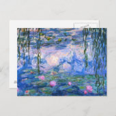 Water Lilies Postkarte (Vorne/Hinten)