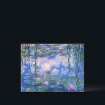 Water Lilies Postkarte<br><div class="desc">Water Lilies ist eine Serie von über 200 Ölgemälden des französischen Impressionisten Claude Monet. Dieses Gemälde wurde 1919 fertig gestellt und weist die Farben Blau und Rosa auf.</div>