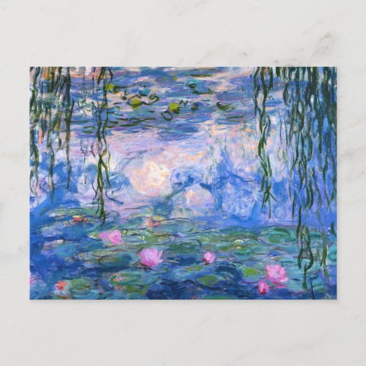 Water Lilies Postkarte (Vorderseite)