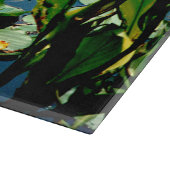 Water Lilies Schneidebrett (Ecke)
