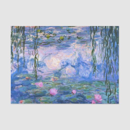 Water Lilies Seidenpapier (Vorderseite)