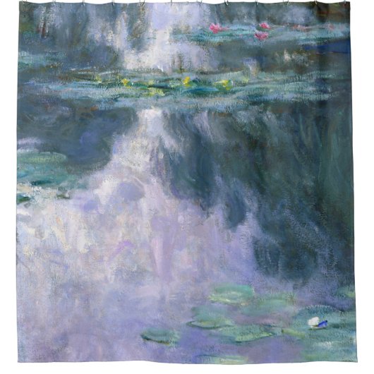 Water Lilies Serie 1907 von Claude Monet Duschvorhang (Vorderseite)
