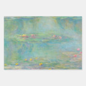 Water Lilies Serie von Claude Monet Geschenkpapier Set (Vorderseite 3)