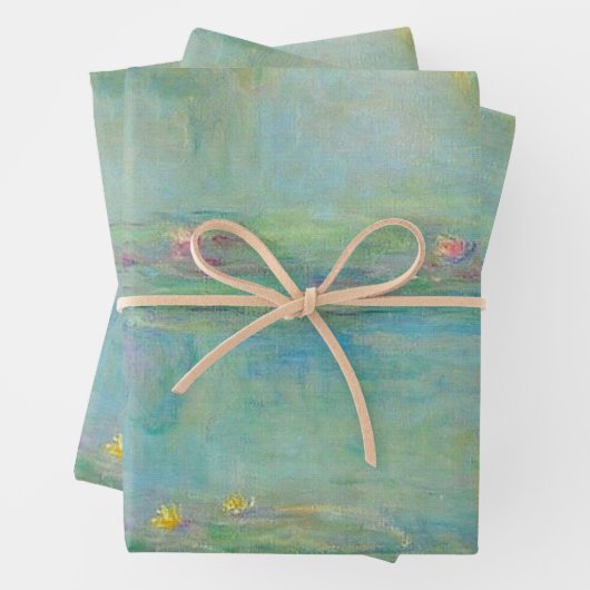 Water Lilies Serie von Claude Monet Geschenkpapier Set (Beispiel)