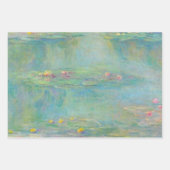 Water Lilies Serie von Claude Monet Geschenkpapier Set (Vorderseite)