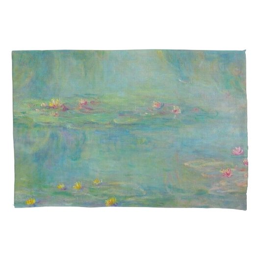 Water Lilies Serie von Claude Monet Pillowcase Kissenbezug (Vorderseite-Links)