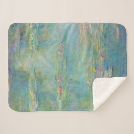 Water Lilies Serie von Claude Monet Sherpadecke (Vorderseite (Horizontal))