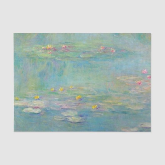 Water Lilies Series 3 von Claude Monet Seidenpapier (Vorderseite)