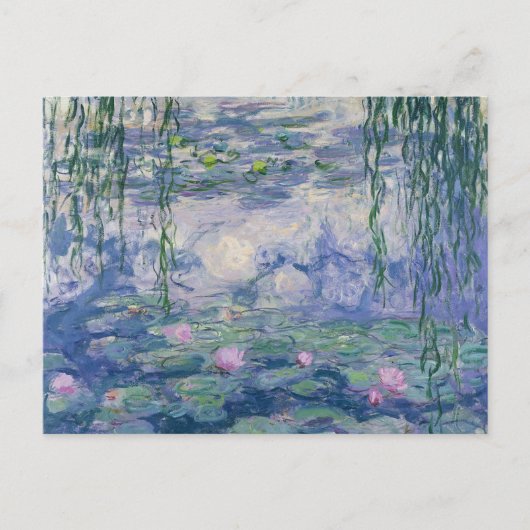 Water Lilies Series by Monet Postcard Postkarte (Vorderseite)
