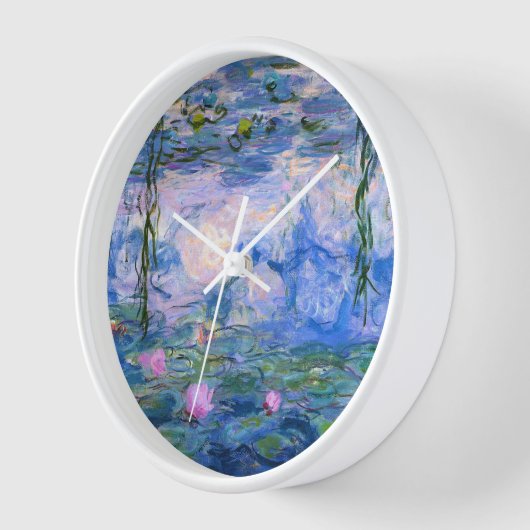 Water Lilies Uhr (Winkel)