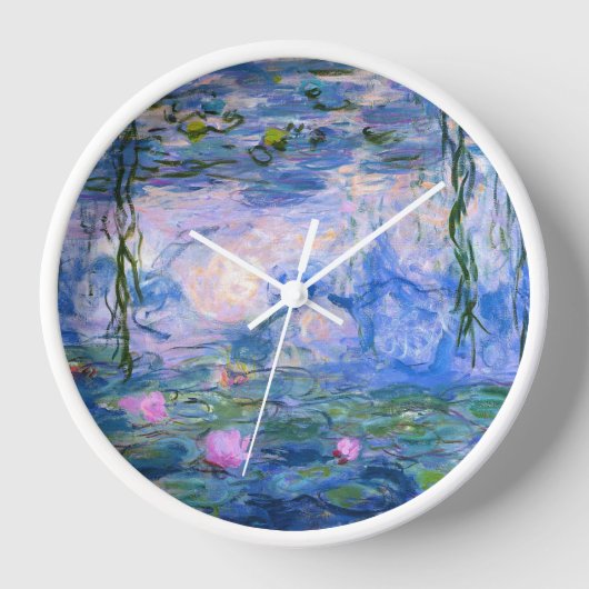 Water Lilies Uhr (Vorderseite)