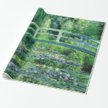 Water Lilies und die japanische Brücke, Claude Mon Geschenkpapier<br><div class="desc">"Water Lilies and Japanese Bridge" ist ein Ölgemälde von Claude Monet,  einem französischen Maler des Impressionismus. Claude Monet war einer der Gründer des französischen Impressionismus. Diese japanische Brücke wurde 1895 über seinem Lilienteich gebaut. 1899 hatte er die erste Reihe von Gemälden gemacht,  die sich auf die japanische Brücke konzentrierten.</div>