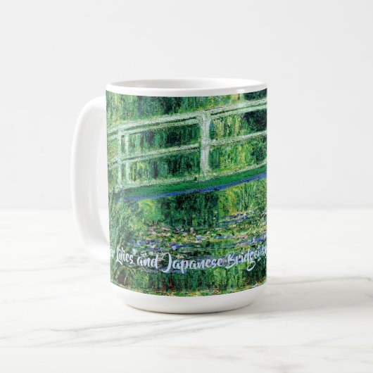 Water Lilies und die japanische Brücke, Claude Mon Kaffeetasse (Vorderseite Links)