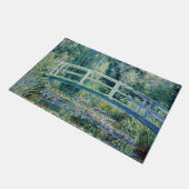 Water Lilies und Japanische Brücke von Monet Fußmatte (Schrägansicht)