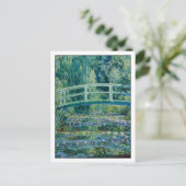 Water Lilies und Japanische Brücke von Monet Postkarte (Stehend Vorderseite)