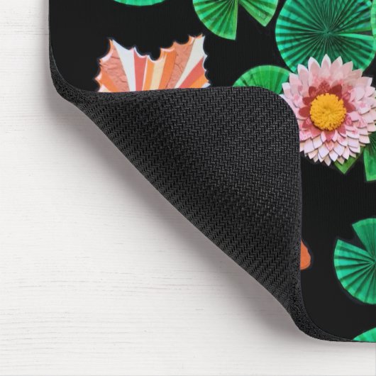 Water Lilies und Koi Fish Mousepad (Ecke)