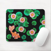 Water Lilies und Koi Fish Mousepad (Mit Mouse)