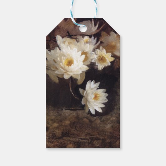 Water Lilies (von Abbott Henderson Thayer) Geschenkanhänger (Vorderseite)