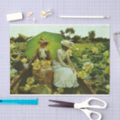 Water Lilies von Charles Courtney Curran Seidenpapier (Handwerk)