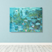 Water Lilies (von Claude Monet, 1915) Leinwanddruck (Insitu (Holzboden))
