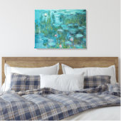 Water Lilies (von Claude Monet, 1915) Leinwanddruck (Insitu (Schlafzimmer))