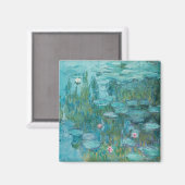 Water Lilies (von Claude Monet, 1915) Magnet (Vorderseite/Rückseite)