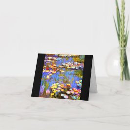 Water Lilies von Claude Monet, Fine Art, Karte