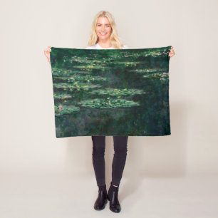 Water Lilies (von Claude Monet) Fleecedecke