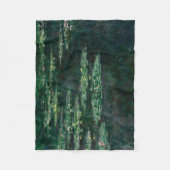 Water Lilies (von Claude Monet) Fleecedecke (Vorderseite)