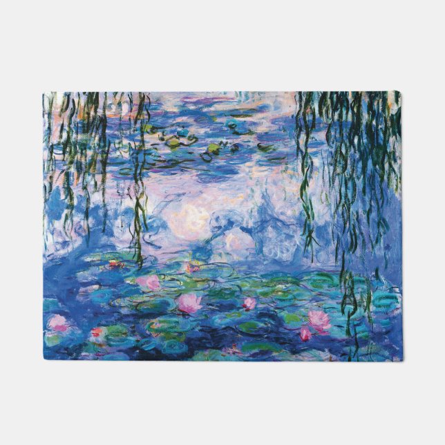 Water Lilies von Claude Monet Fußmatte (Vorderseite)