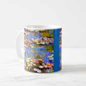 "Water Lilies" von Claude Monet Keramik Tasse (Vorderseite Links)