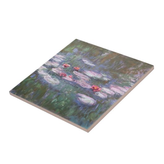 Water Lilies von Claude Monet Keramik Tile Fliese (Seite)