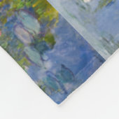 Water Lilies von Claude Monet Klassik Impressionis Fleecedecke (Ecke)