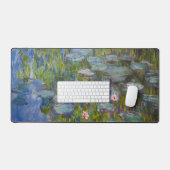 Water Lilies von Claude Monet Klassik Impressionis Schreibtischunterlage (Tastatur & Maus)
