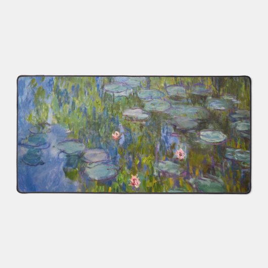 Water Lilies von Claude Monet Klassik Impressionis Schreibtischunterlage (Vorderseite)