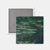 Water Lilies (von Claude Monet) Magnet (Vorderseite/Rückseite)