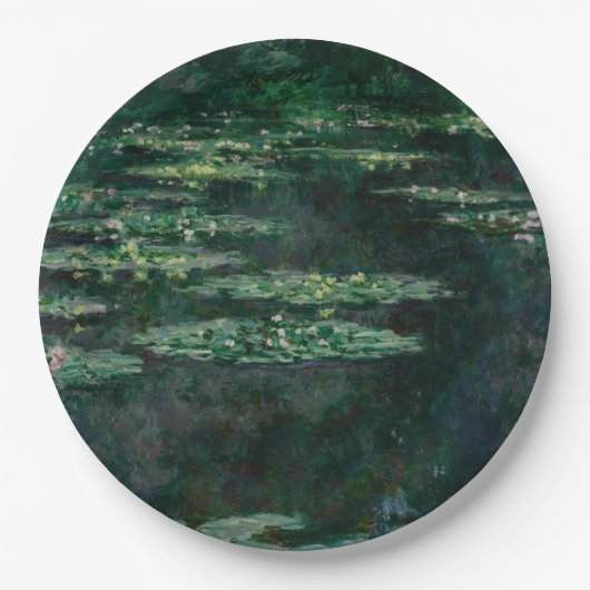 Water Lilies (von Claude Monet) Pappteller (Vorderseite)