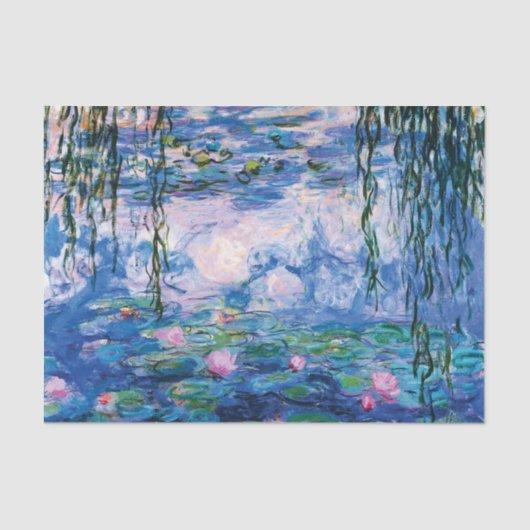 Water Lilies von Claude Monet  Seidenpapier (Vorderseite)