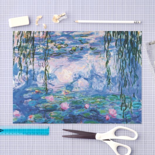 Water Lilies von Claude Monet Tissue Seidenpapier (Handwerk)