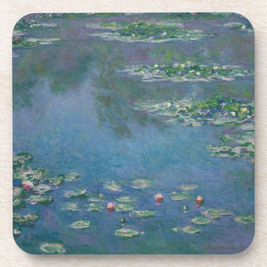 Water Lilies von Claude Monet Untersetzer (Vorderseite)
