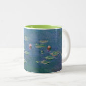 Water Lilies - von Monet Zweifarbige Tasse (VorderseiteRechts)