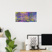 Water Lilies - (Yellow nirvana) von Claude Monet Poster (Heimbüro)