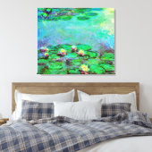 Water Lilis von Claude Monet Impressionismus Leinwanddruck (Insitu (Schlafzimmer))