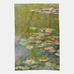 WATER LILLIES by Claude Monet  Geschirrtuch