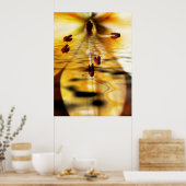 Water Lillium Print Poster (Küche)