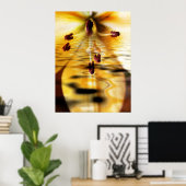 Water Lillium Print Poster (Heimbüro)