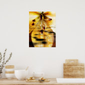 Water Lillium Print Poster (Küche)