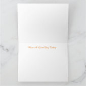 Water Lilly Birthday Card Karte (Innenseite)