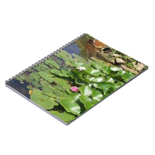 Water Lilly Notebook Notizblock (Linke Seite)